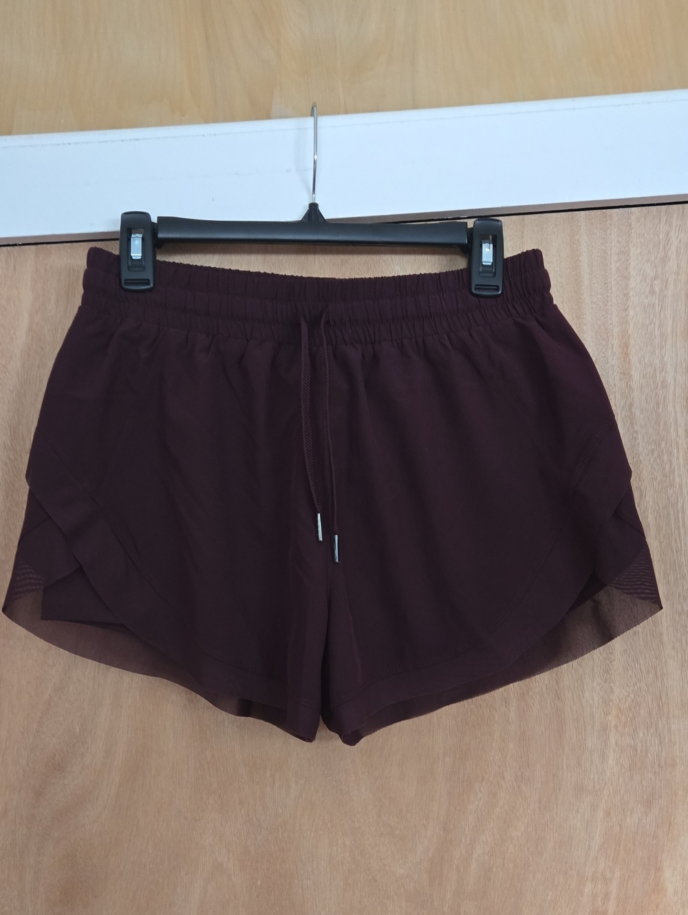 Women's Halara Maroon Athletic Drawstring Shorts